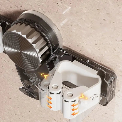 (1+1 Gratis) Soporte para Escobas con Ventosas – Soporte de Pared que Ahorra Espacio con Ganchos Ajustables
