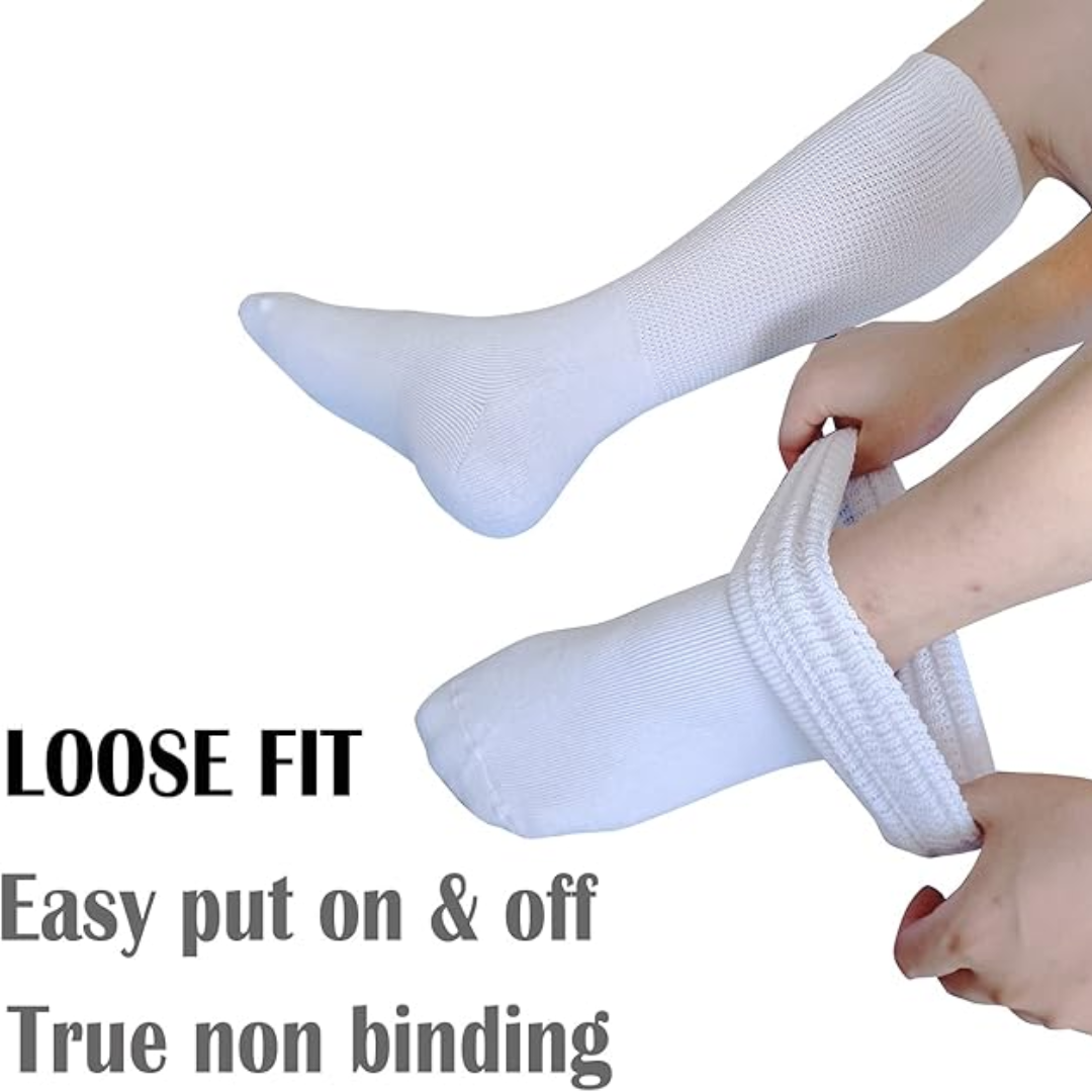 2 Pares de Calcetines Extra Anchos para Linfoedema y Diabéticos - Max