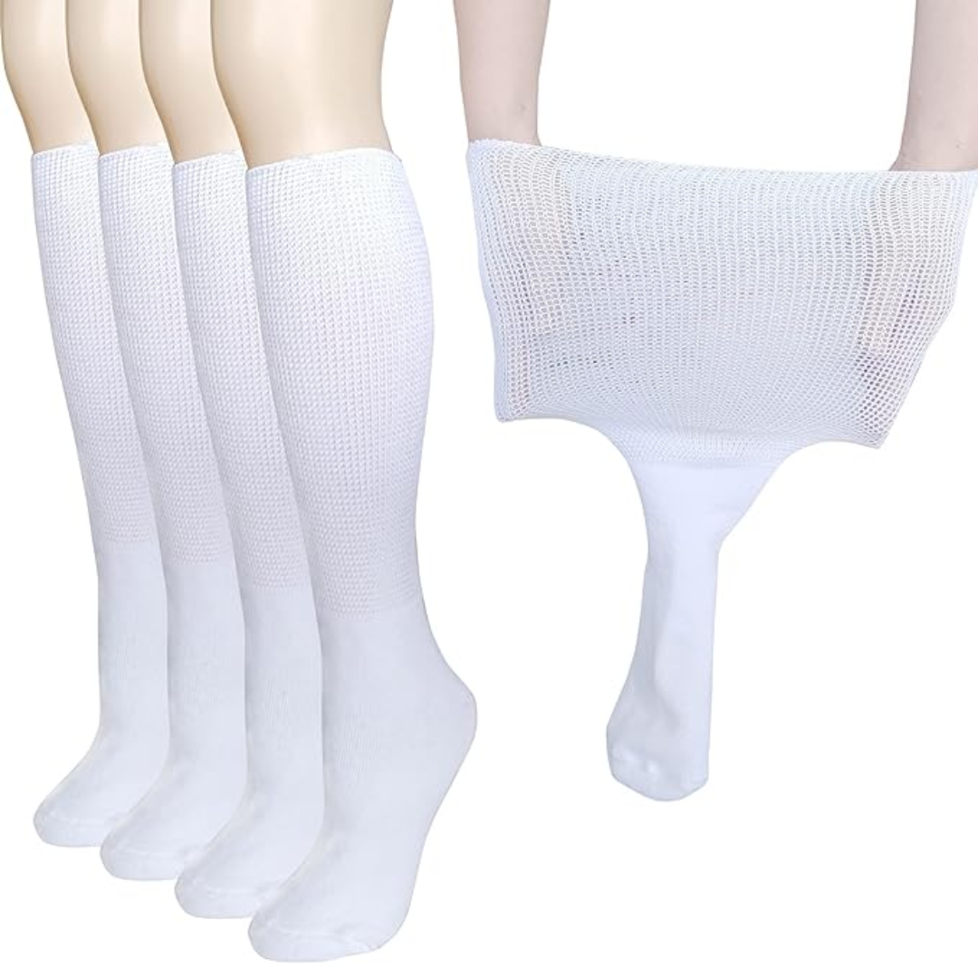 2 Pares de Calcetines Extra Anchos para Linfoedema y Diabéticos - Max