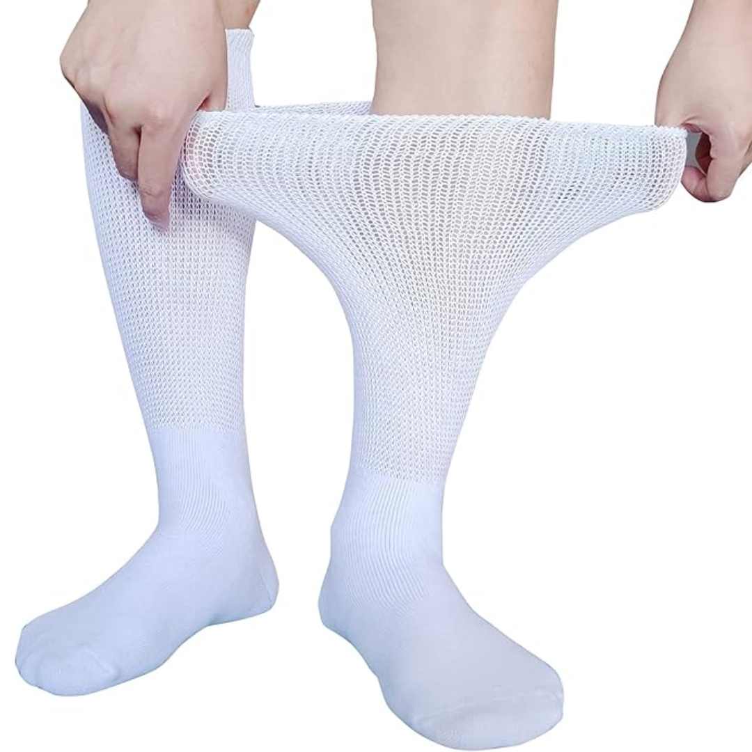 2 Pares de Calcetines Extra Anchos para Linfoedema y Diabéticos - Max