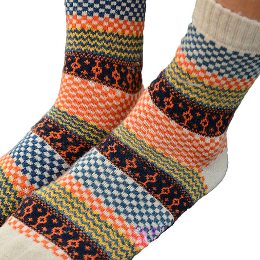 4 Pares de Calcetines Vintage Cálidos