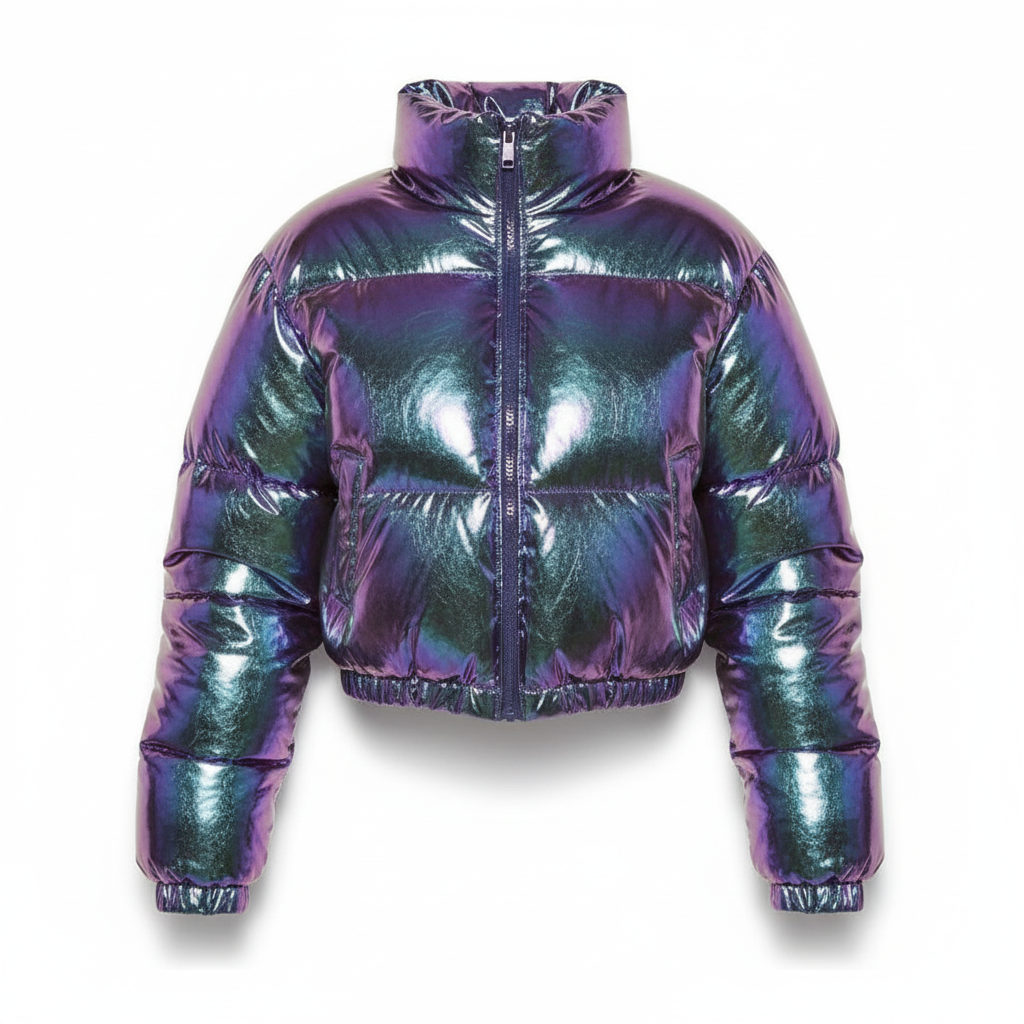 Abrigo acolchado a la moda