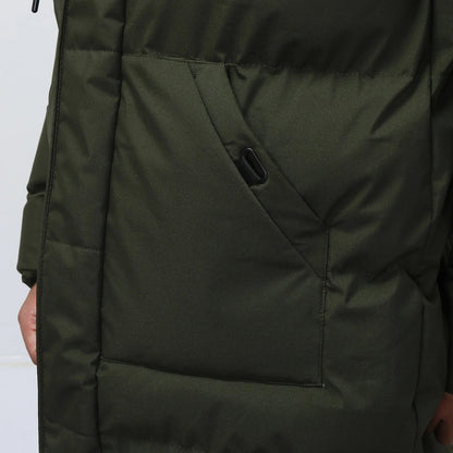 Abrigo acolchado con capucha para hombre