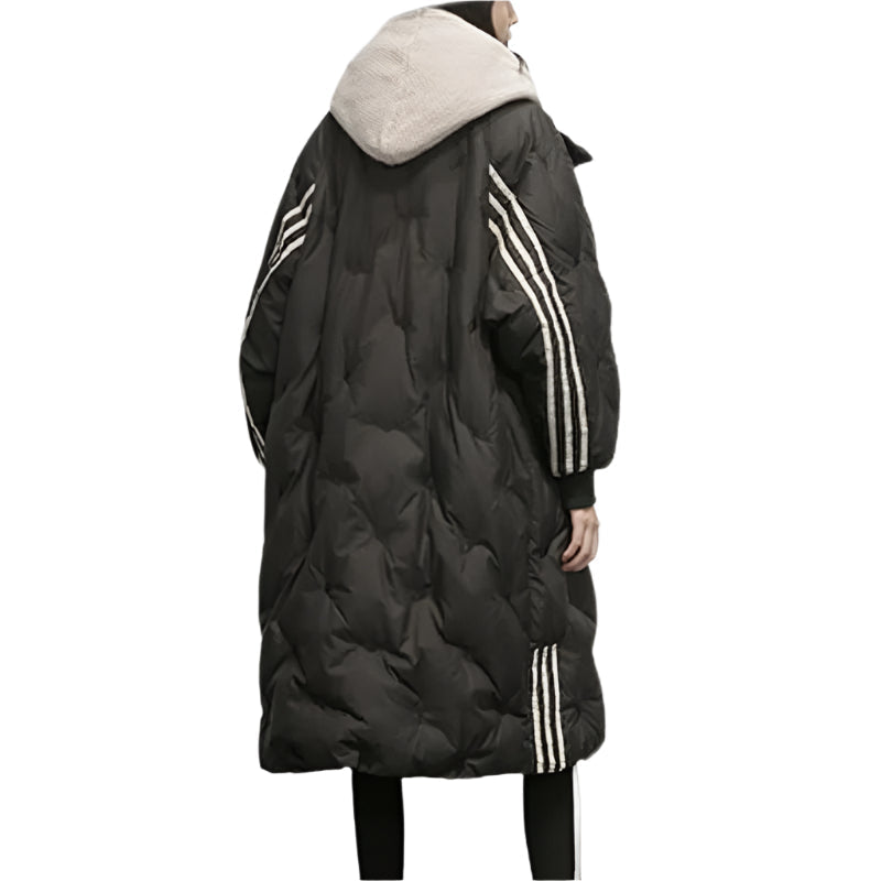 Abrigo acolchado oversize para mujer