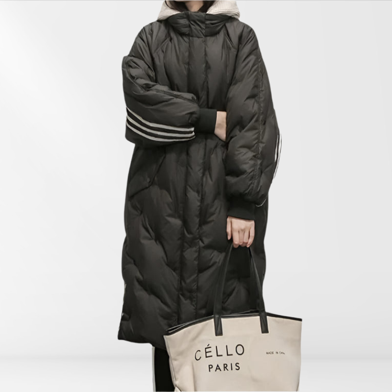 Abrigo acolchado oversize para mujer