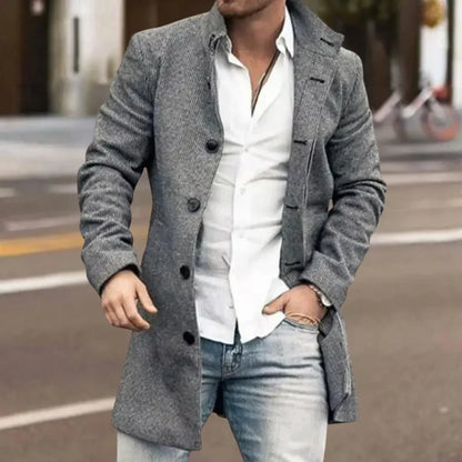 Abrigo de invierno elegante para hombre