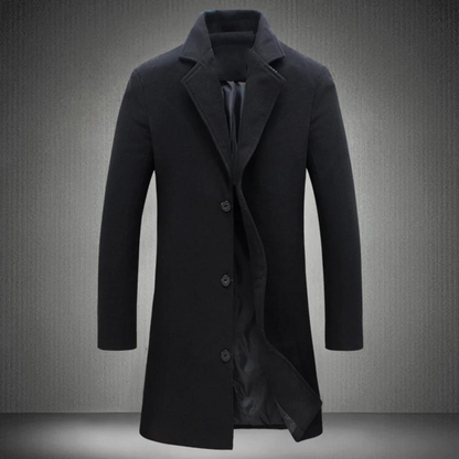 Abrigo elegante de lana para hombre