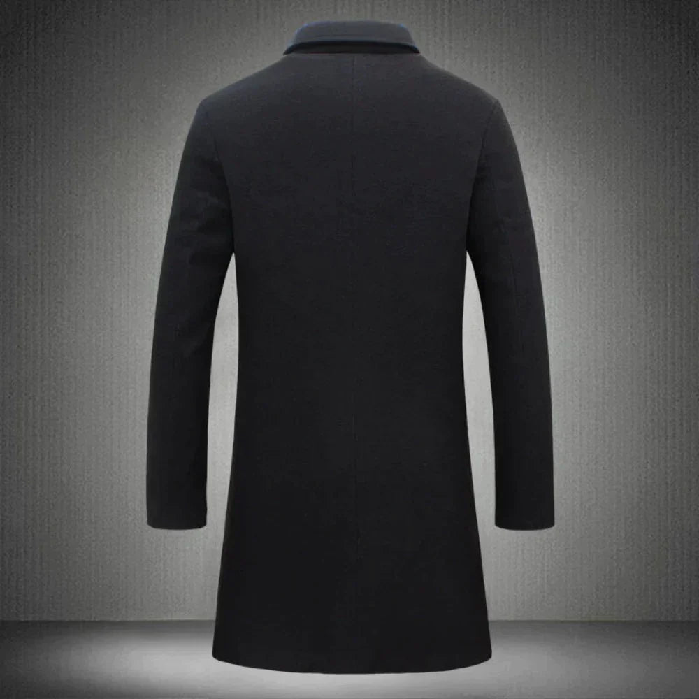 Abrigo elegante de lana para hombre