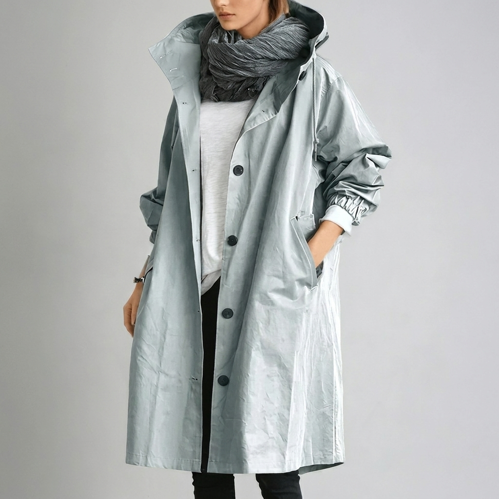Abrigo impermeable moderno