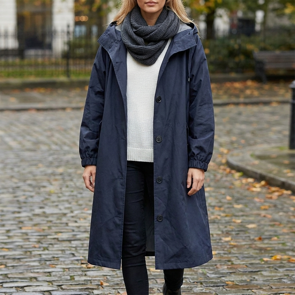 Abrigo impermeable moderno