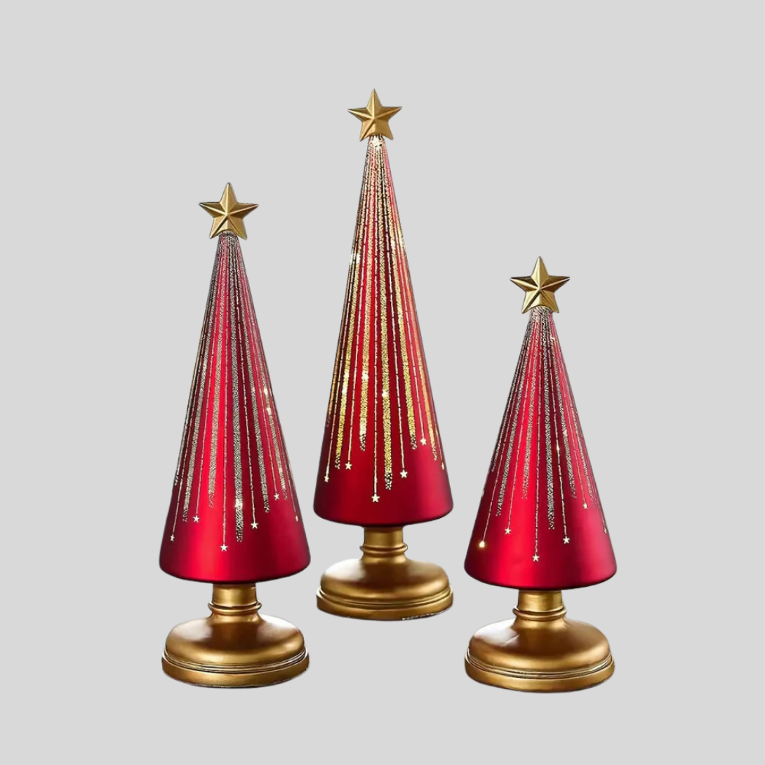 Adorno de árbol de Navidad con luz
