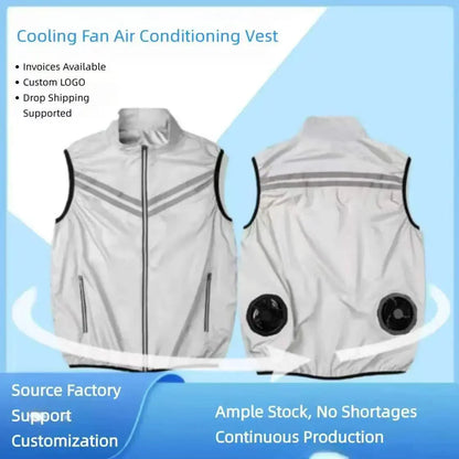 AIRVENTA – Chaleco refrigerante con ventilador para un agradable confort veraniego
