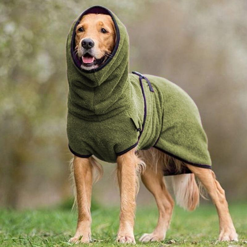 Albornoz ajustable para mascotas