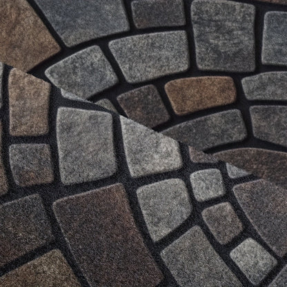 Alfombra de Entrada Semicircular de Mosaico | Uso Interior y Exterior