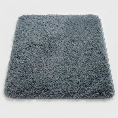 Alfombra rectangular suave y antideslizante de pelo corto para suelo
