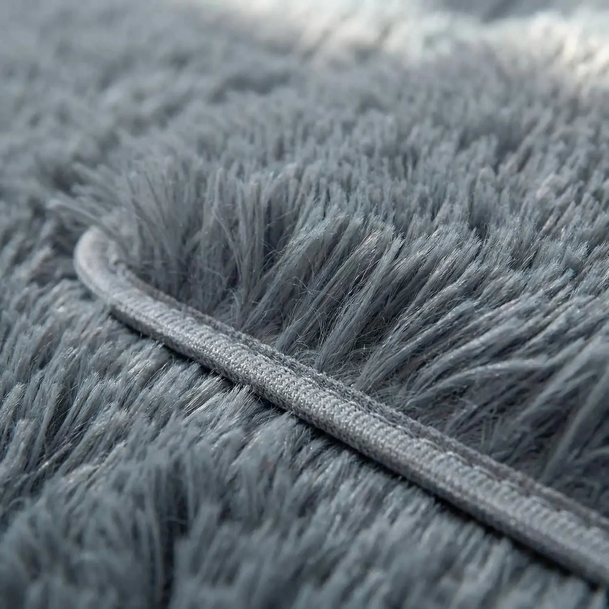 Alfombra rectangular suave y antideslizante de pelo corto para suelo