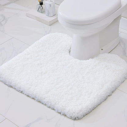 Alfombrilla de felpa para inodoro y baño