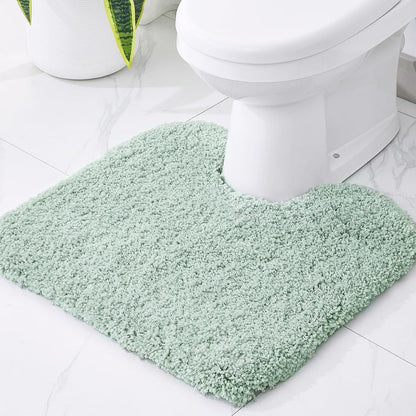 Alfombrilla de felpa para inodoro y baño
