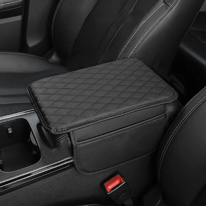 Alfombrilla de reposabrazos de cuero PU para coche
