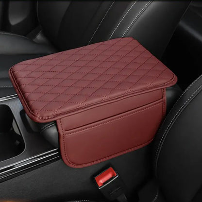 Alfombrilla de reposabrazos de cuero PU para coche