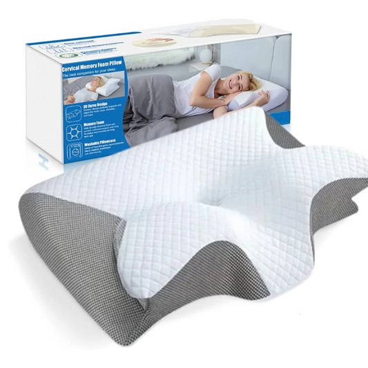 Almohada Cervical de Espuma Viscoelástica – Sueño Restaurador Sin Dolor