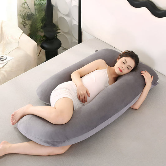 Almohada de Embarazo Almohada Corporal en Forma de U Cojín para Dormir