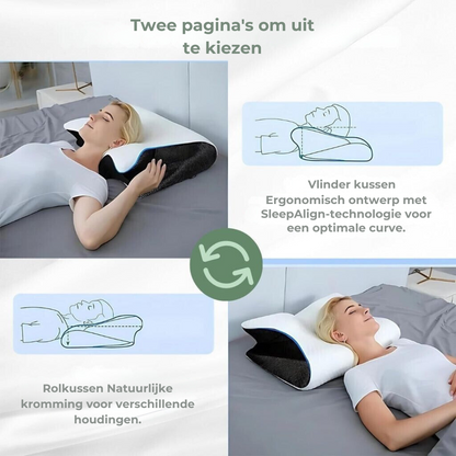 Almohada Ortopédica DreamAlign – Almohada de Espuma Viscoelástica de Lujo para el Dolor de Cuello y Todas las Posiciones de Sueño