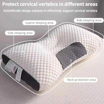 Almohada ortopédica contra el dolor de espalda y cuello