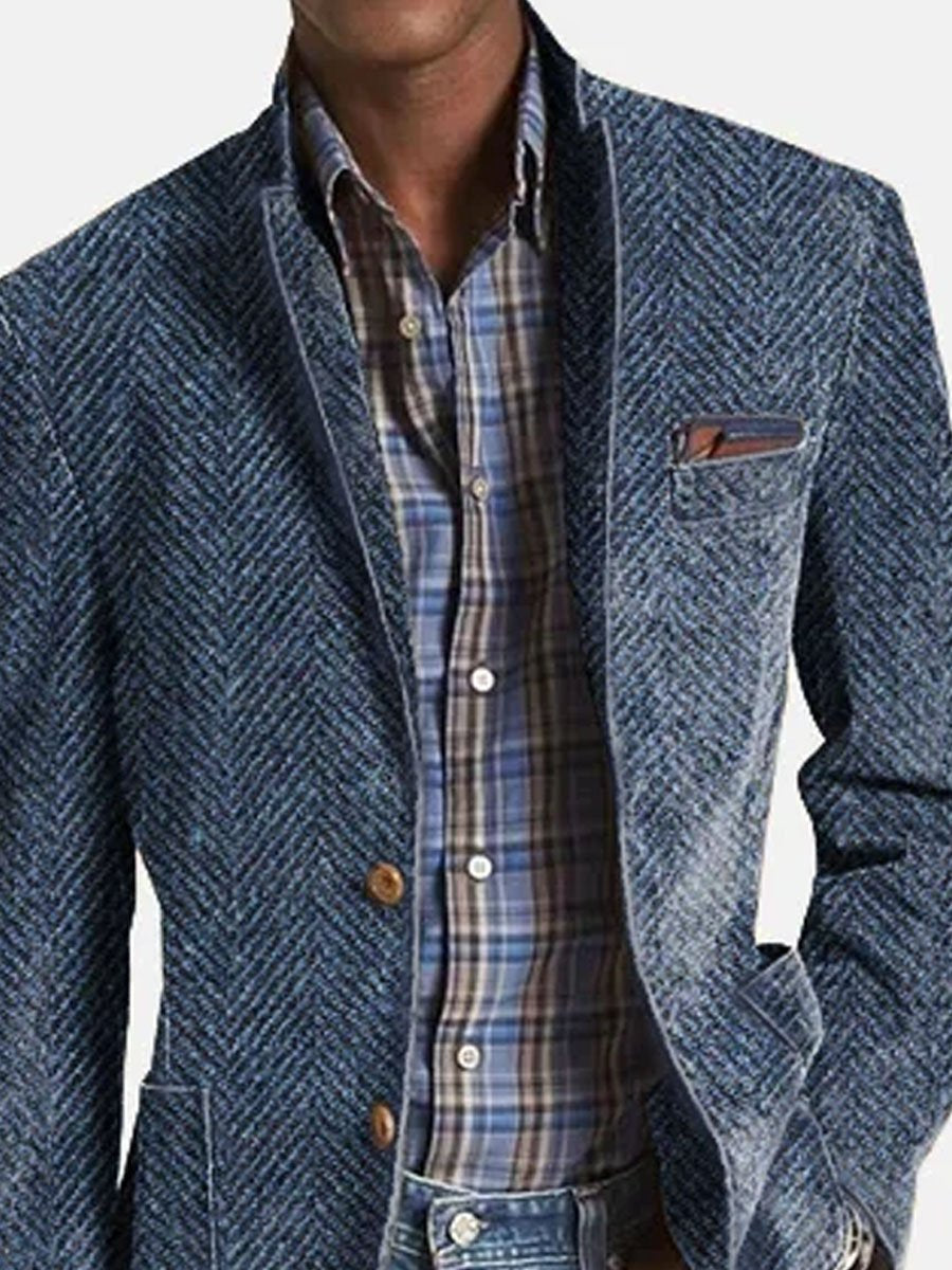 Americana de espiga para hombre