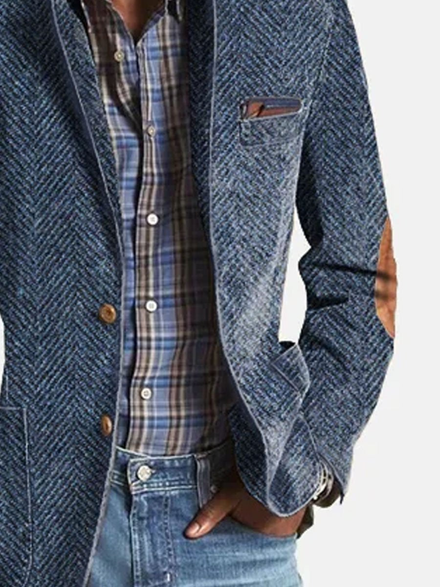 Americana de espiga para hombre