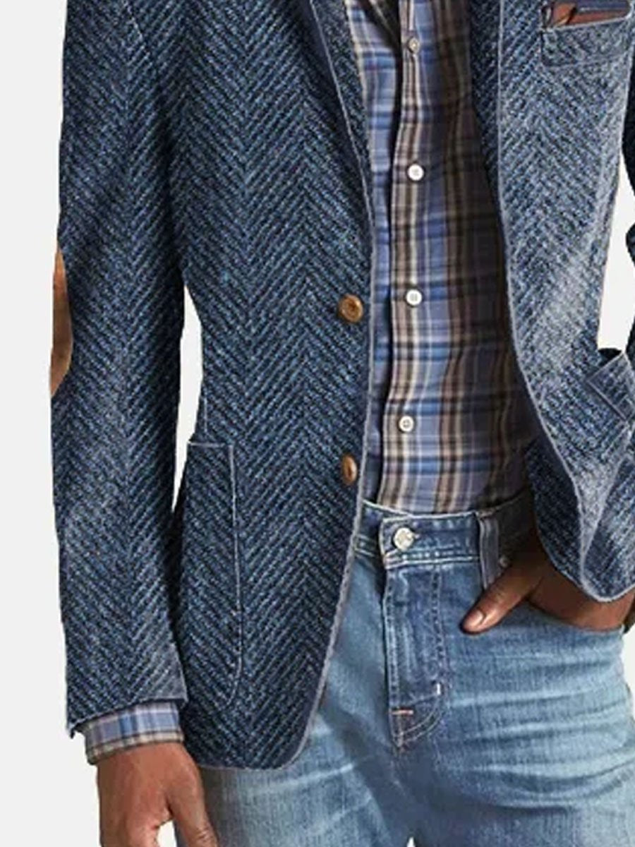 Americana de espiga para hombre