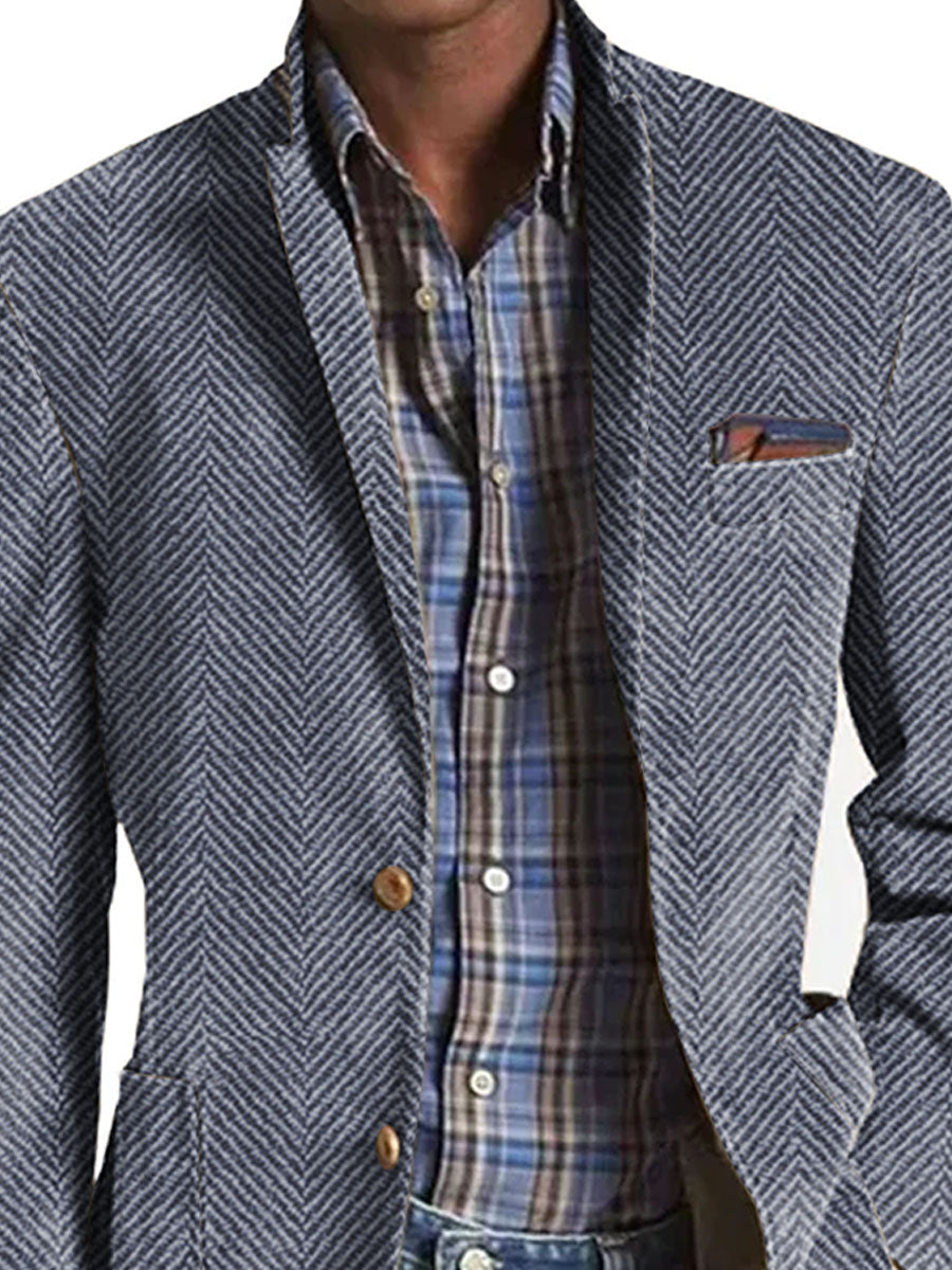 Americana de espiga para hombre