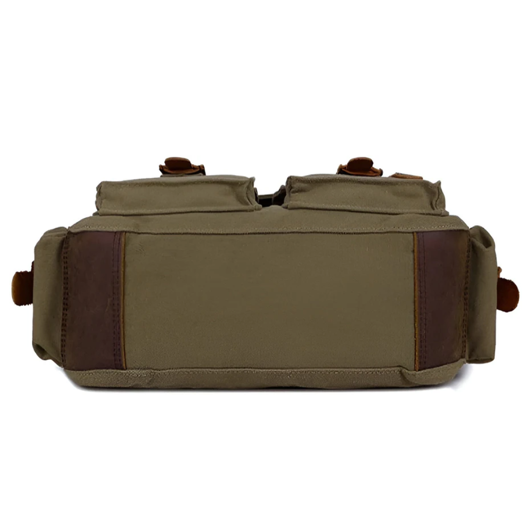 Amplio Bolso Cruzado para Hombre en Lona - UrbanTrail