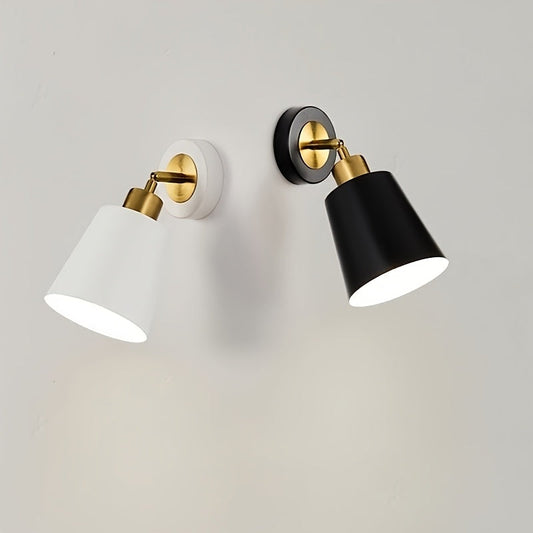 Aplique de Pared de Metal Moderno | Lámpara Ajustable para Dormitorio y Sala de Estar