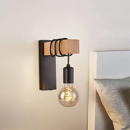 Aplique de Pared Industrial Moderno | Base E27 y Acabado de Metal