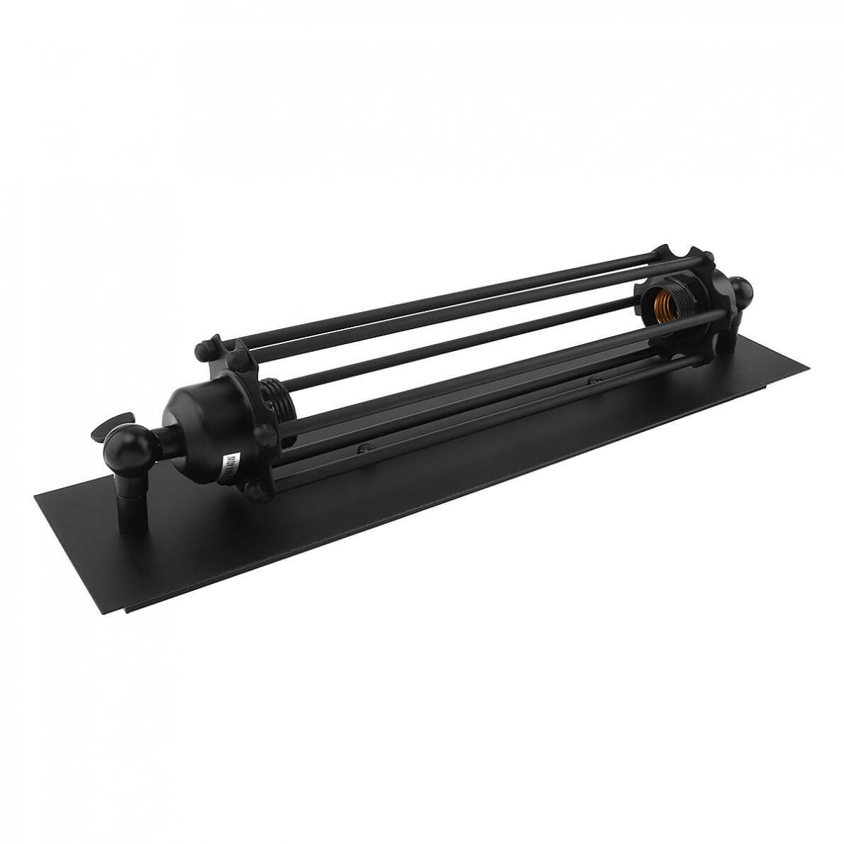 Aplique de pared industrial tipo jaula