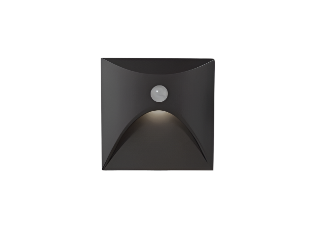 Aplique de pared LED impermeable IP65 con sensor de movimiento para interior y exterior