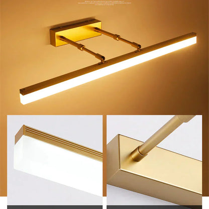 Aplique de pared LED impermeable para espejo de baño
