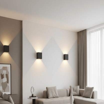 Aplique de pared LED inalámbrico con haz de luz ajustable