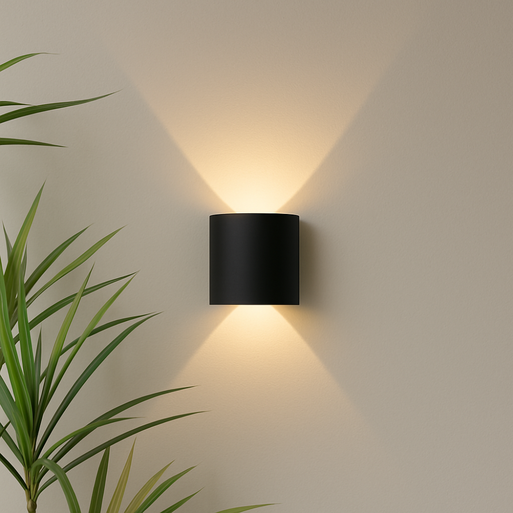 Aplique de pared moderno para interior y exterior – Lámpara LED minimalista