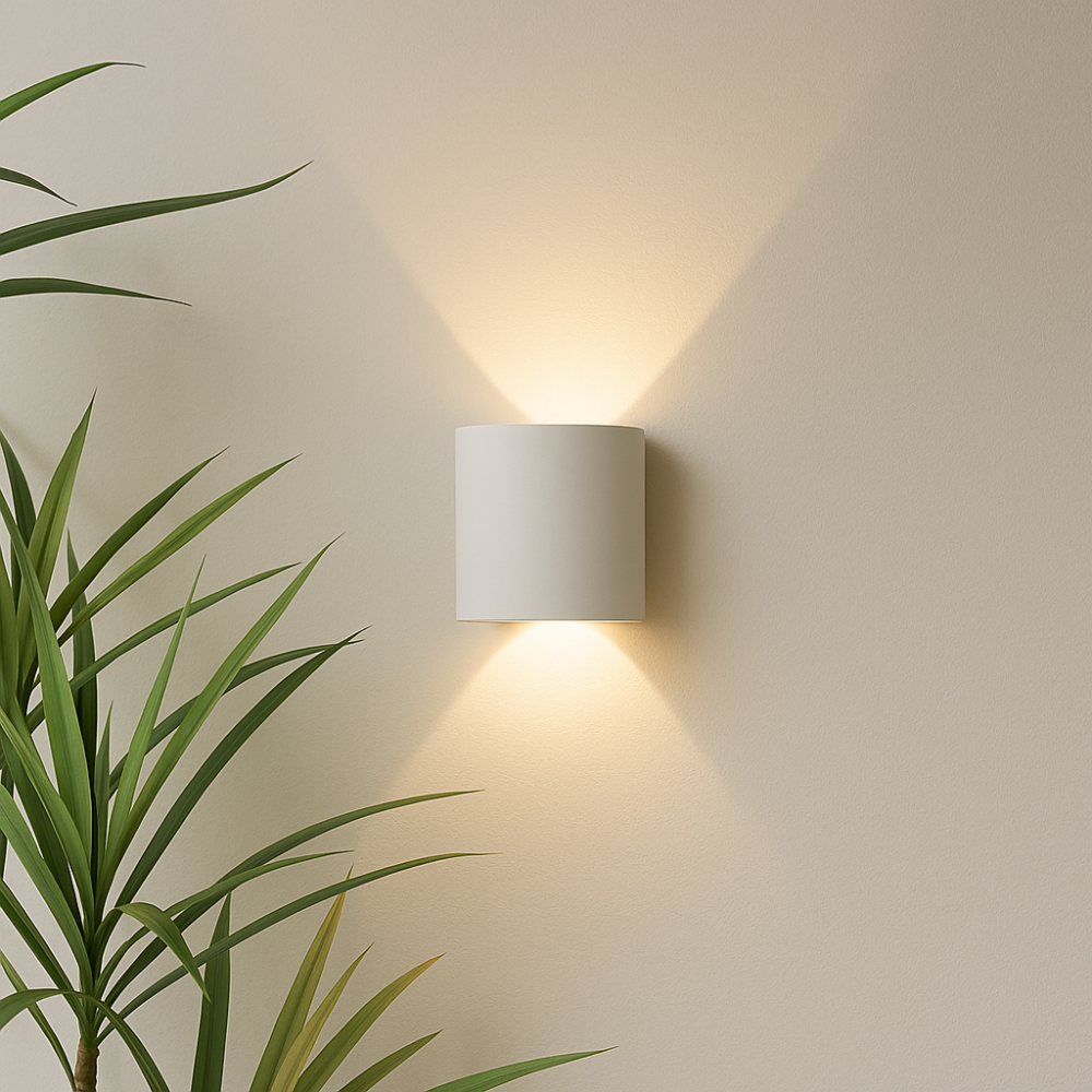 Aplique de pared moderno para interior y exterior – Lámpara LED minimalista