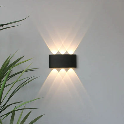 Aplique de pared moderno para interior y exterior – Lámpara LED minimalista