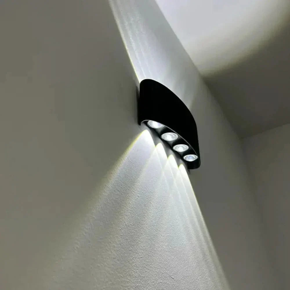 Aplique de pared moderno para interior y exterior – Lámpara LED minimalista
