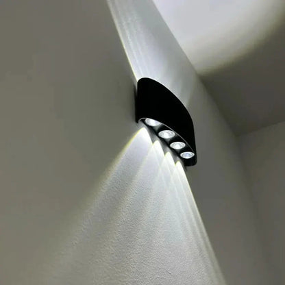 Aplique de pared moderno para interior y exterior – Lámpara LED minimalista