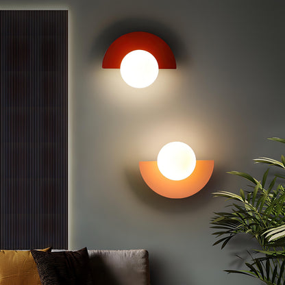 Aplique de pared semicircular nórdico – Iluminación moderna