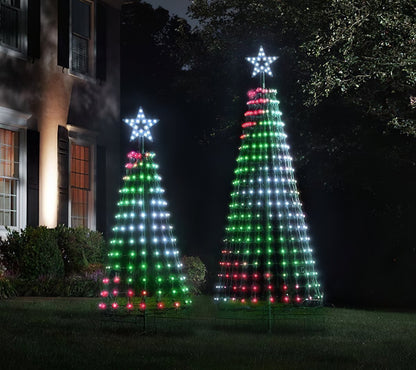 Árbol con espectáculo de luces coreografiado