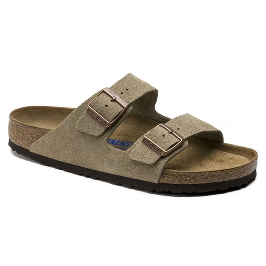 Arizona | Ante Taupe – Sandalias Casual con Plantilla Anatómica Suave