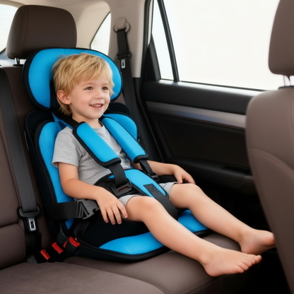 Asiento elevador de coche portátil y plegable para niños