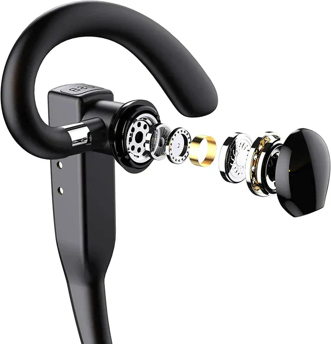 Auricular/Earpiece Inalámbrico Bluetooth 5.1 con Doble Micrófono y Cancelación de Ruido