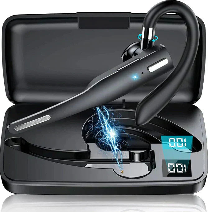 Auricular/Earpiece Inalámbrico Bluetooth 5.1 con Doble Micrófono y Cancelación de Ruido
